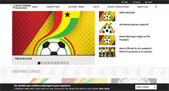Desktop Screenshot of ghanafa.org